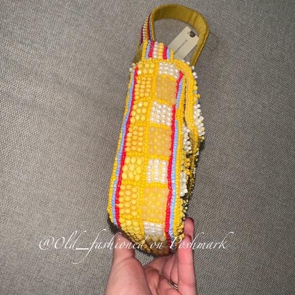 ANTHRO Beaded Fiona Bag - Playful Plaid - Picture 7 of 12